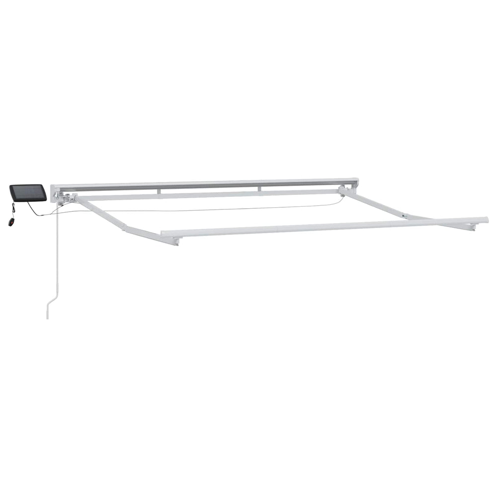 Manuelle Markise mit LED-Beleuchtung 3,5x2m