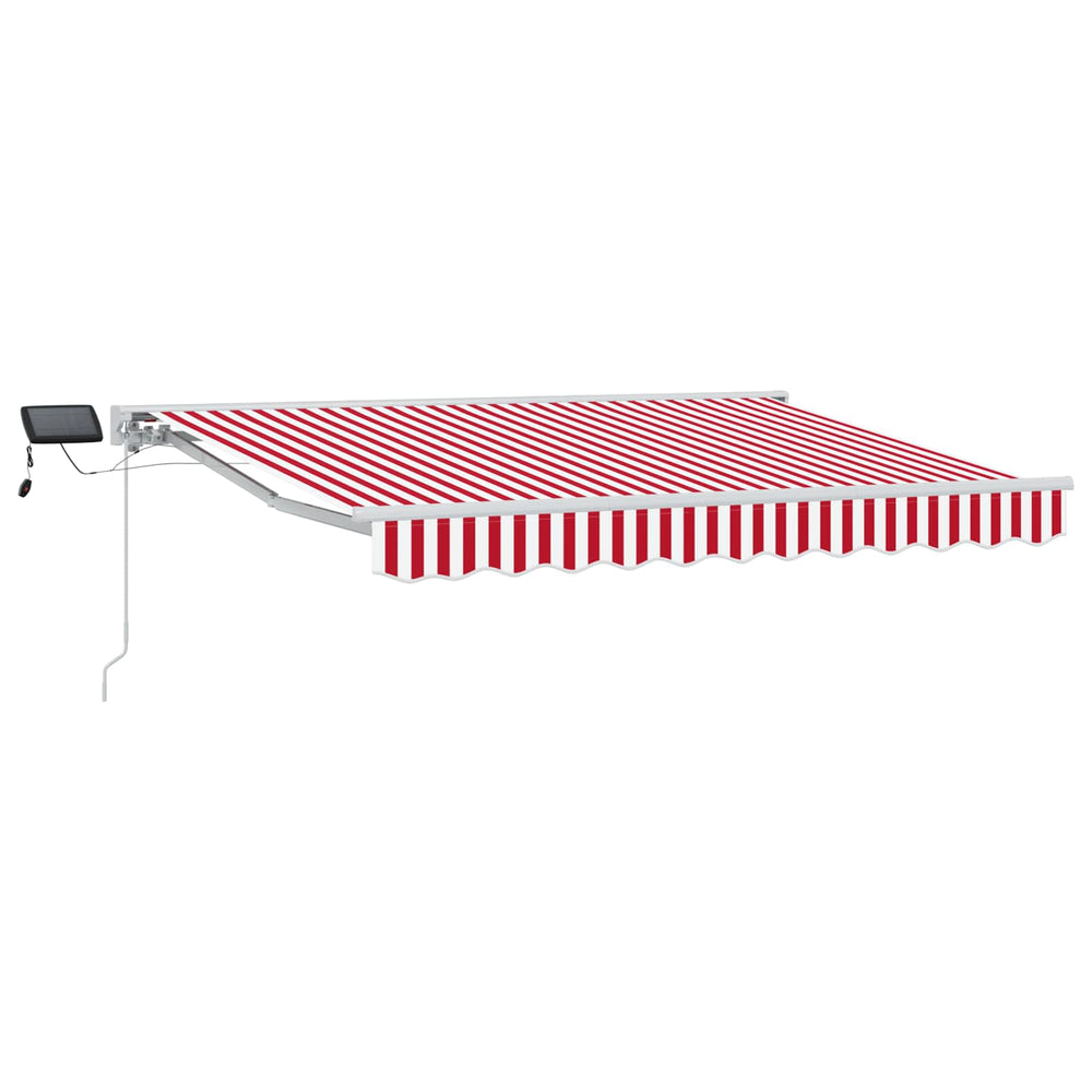 Manuelle Markise mit LED-Beleuchtung 3,5x2,5m