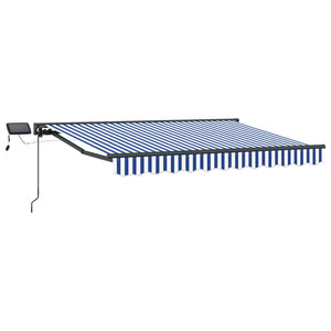Manuelle Markise mit LED-Beleuchtung 2,5x2 m