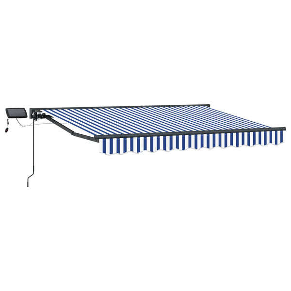 Manuelle Markise mit LED-Beleuchtung 2,5x2 m