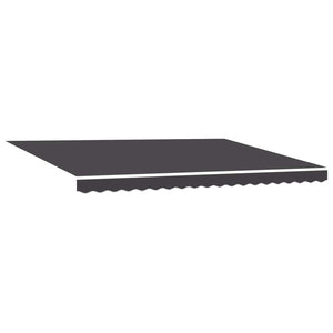 Manuelle Markise mit LED Anthrazit 4x2m
