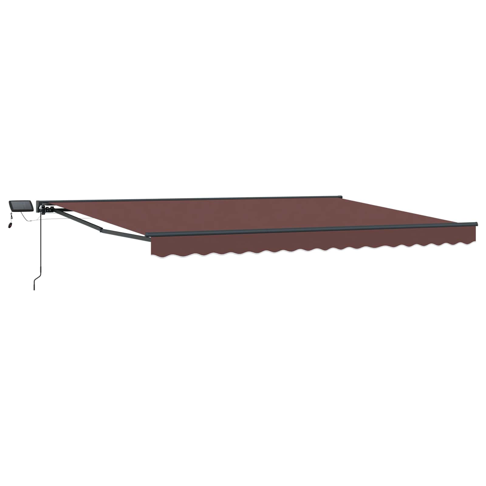 Manuelle Markise mit LED-Beleuchtung 5x3,5m