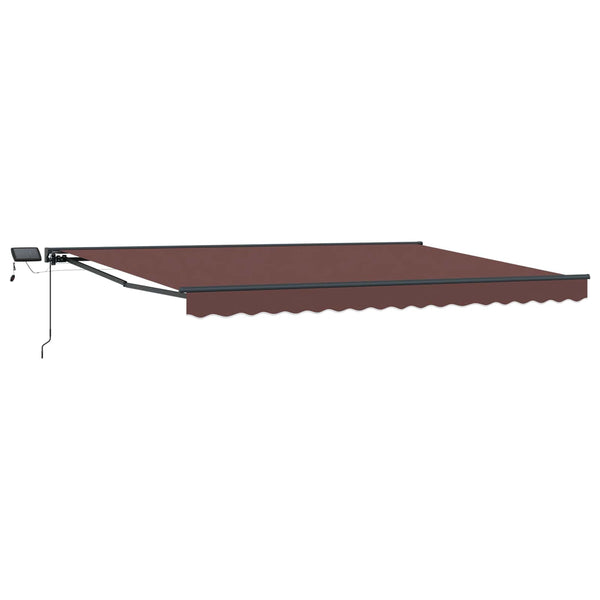 Manuelle Markise mit LED-Beleuchtung 5x3,5m