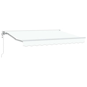 Elektrische Markise, ausziehbar, 3x2,5 m, Weiß