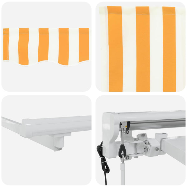 Elektrische Markise Orange 3,5x2,5m
