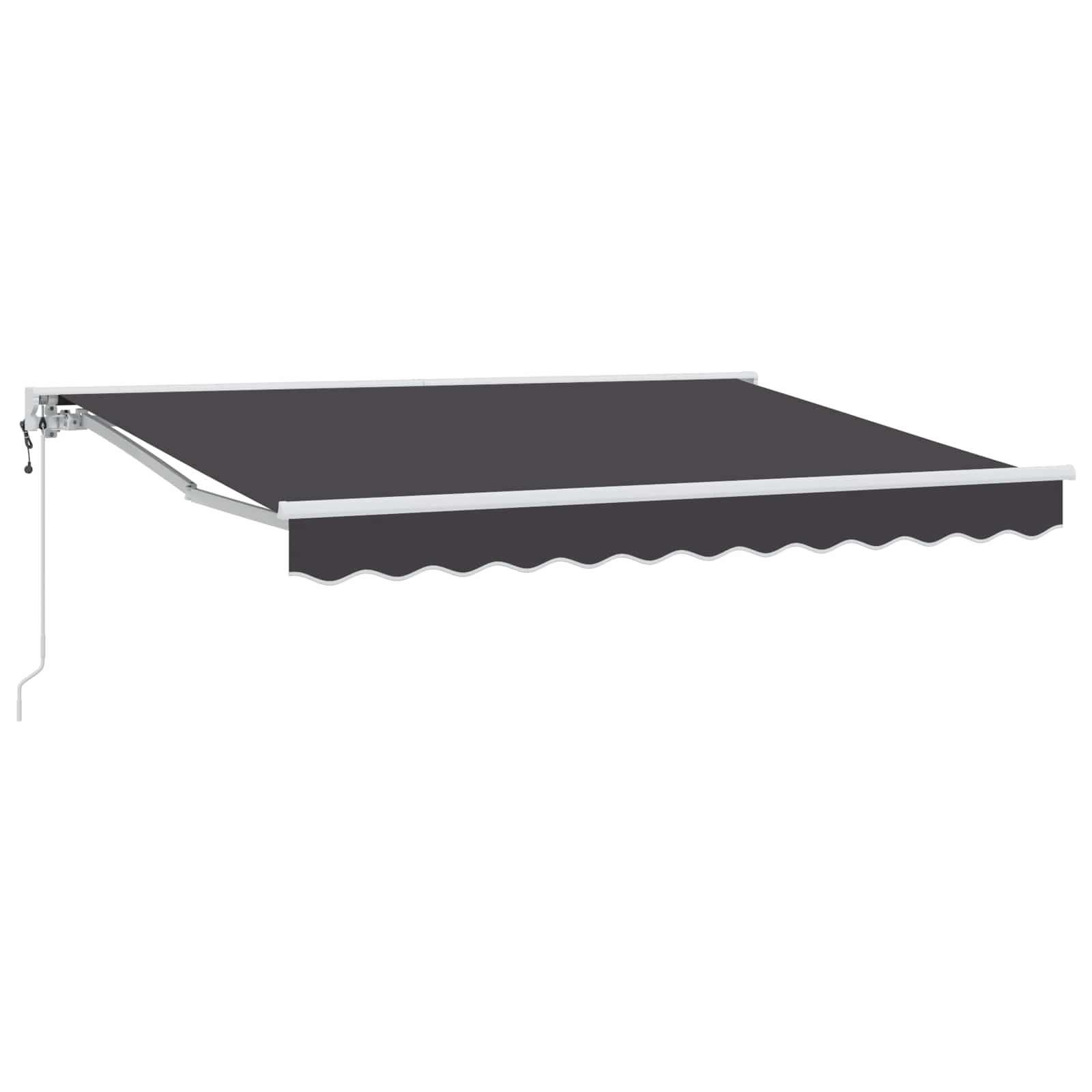 Elektrische Markise, ausziehbar, 3,5x2,5m, Anthrazit