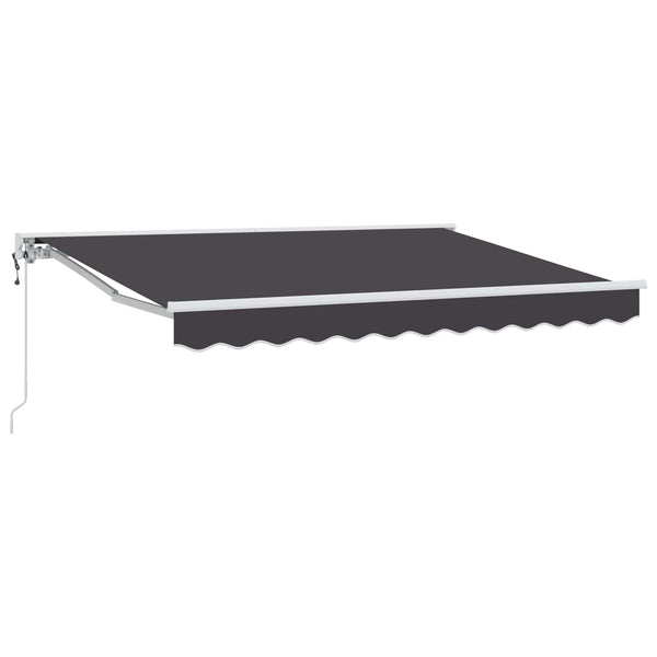 Elektrische Markise, ausziehbar, 3,5x2,5m, Anthrazit