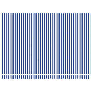 Elektrische Markise, Ausziehbar, Blau-Weiß, 4x3,5 m