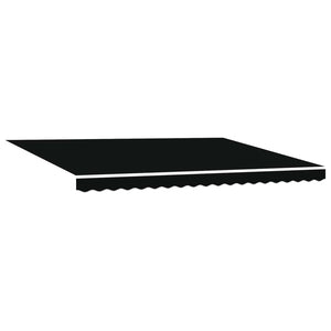 Elektrische Markise, ausziehbar, 4x3,5 m, Schwarz