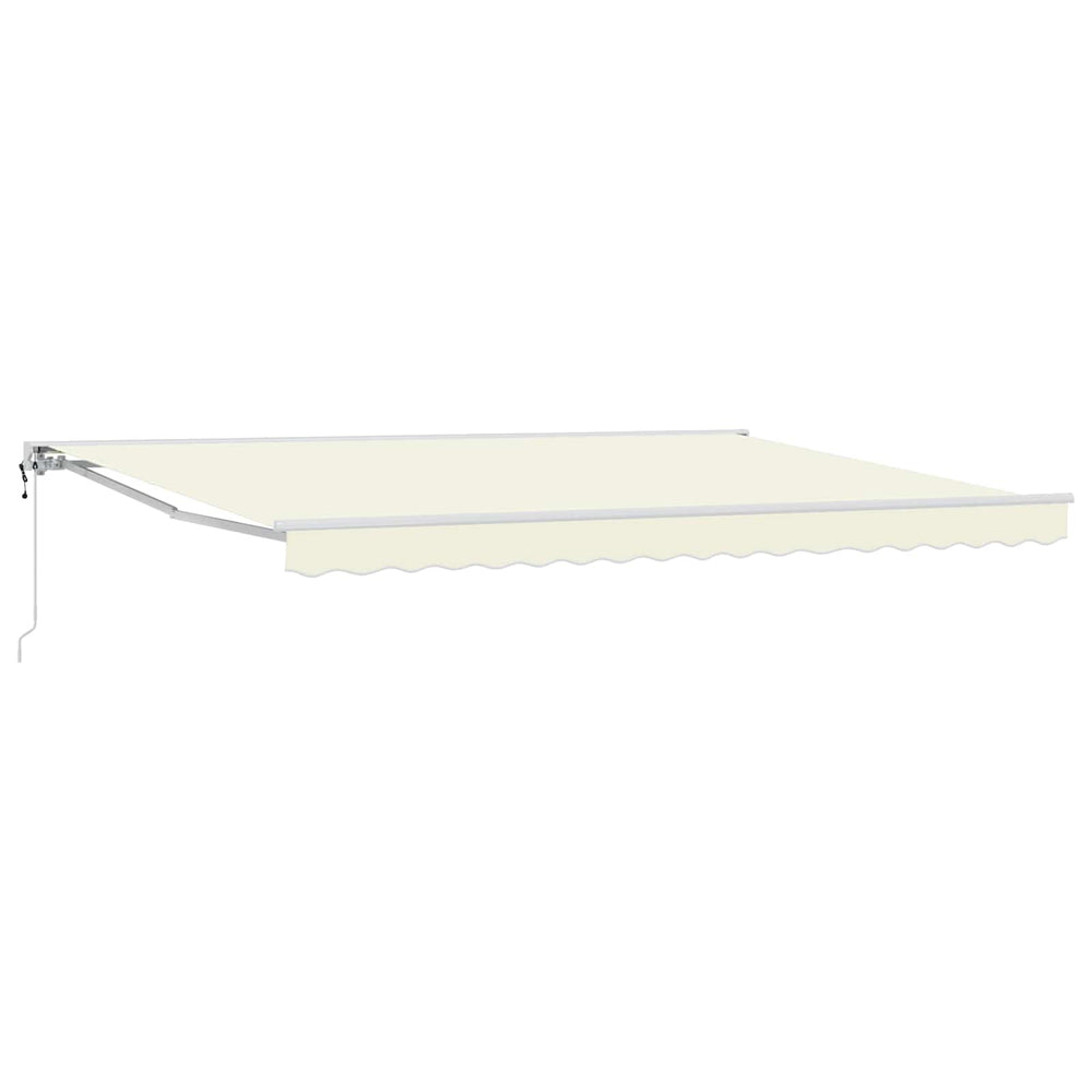 vidaXL Auvent électrique rétractable crème 5 x 3,5 m