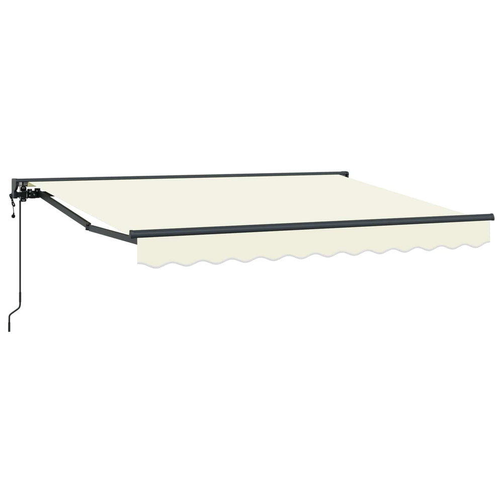 Elektrische Ausziehbare Markise Creme 3,5x2m