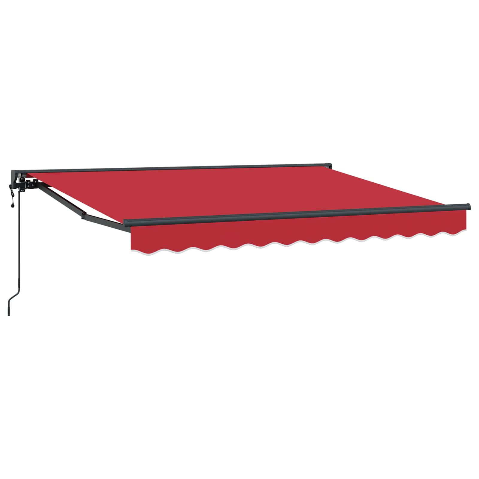 Elektrische Markise Rot 3,5x2m
