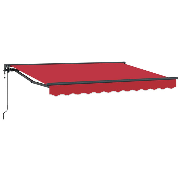 Elektrische Markise Rot 3,5x2m