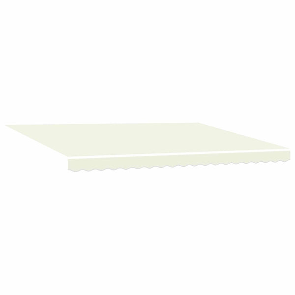 Elektrische Markise, Ausziehbar, 4x2 m, Creme/Weiß