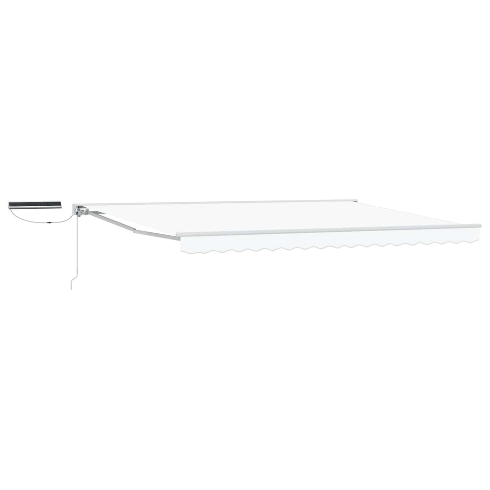 Elektrische Markise, ausziehbar, 4x2 m, Weiß