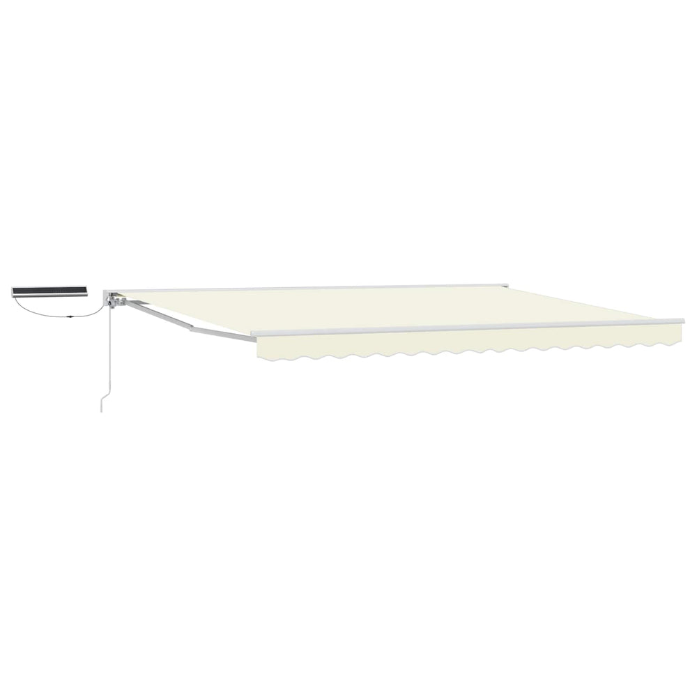 Elektrische Ausziehbare Markise 4x3m Creme/Weiß