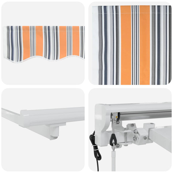 Elektrische Markise, Ausziehbar, 4,5x3m