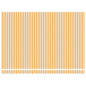 Elektrische Markise, Gelb-Weiß, 5x3 m