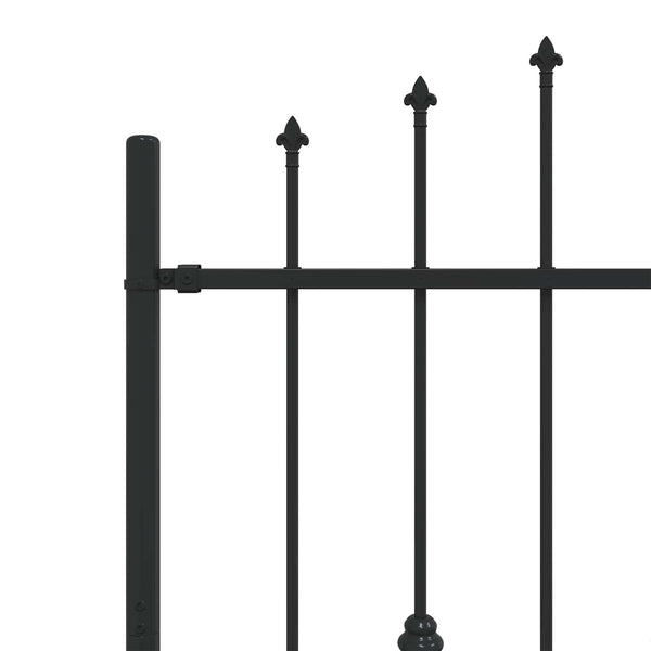 Spießzaun Asten Schwarz 200x150cm