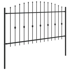 Spießzaun Asten Schwarz 200x150cm