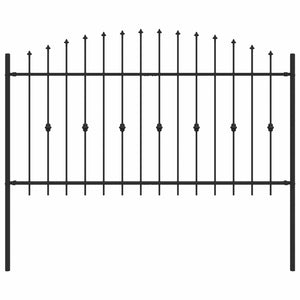 Spießzaun Asten Schwarz 200x150cm