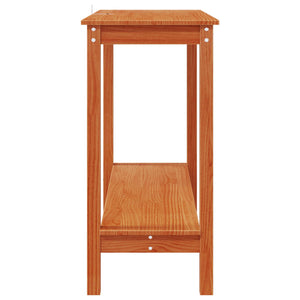 Konsolentisch Wachsbraun Kiefer Massivholz 110cm