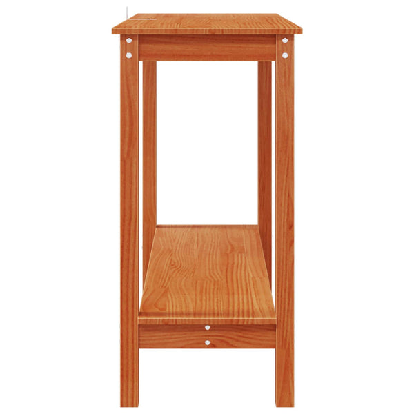 Konsolentisch Wachsbraun Kiefer Massivholz 110cm