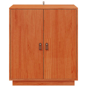 Sideboard Wachsbraun Kiefer Massivholz 65,5cm