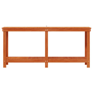 Werkbank Kiefer Massivholz Wachsbraun 180cm