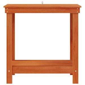Werkbank Kiefer Massivholz Wachsbraun 80cm