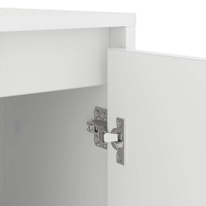 Waschmaschinen-Schrank Weiß 87x60x89 cm