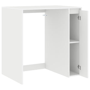Waschmaschinen-Schrank Weiß 87x60x89 cm