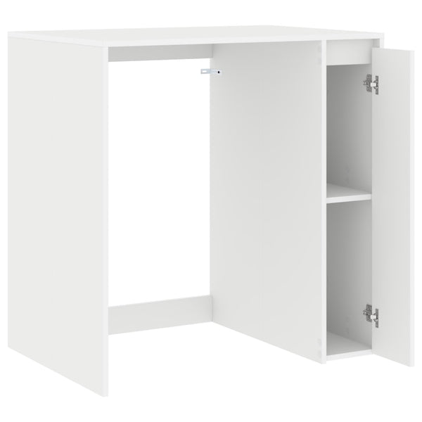 Waschmaschinen-Schrank Weiß 87x60x89 cm