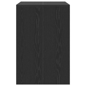 Waschmaschinenschrank Schwarz Eiche 87x60x89 cm