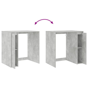 Waschmaschinenschrank Betonoptik 87 cm