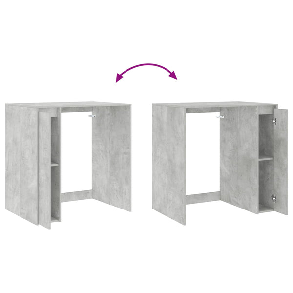 Waschmaschinenschrank Betonoptik 87 cm