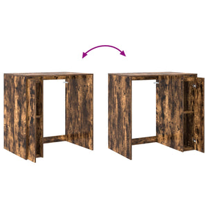 Waschmaschinenschrank Räuchereiche 87x60x89 cm