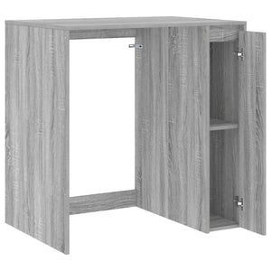 Waschmaschinenschrank Grau Sonoma 87x60x89 cm