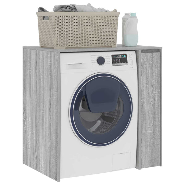 Waschmaschinenschrank Grau Sonoma 87x60x89 cm