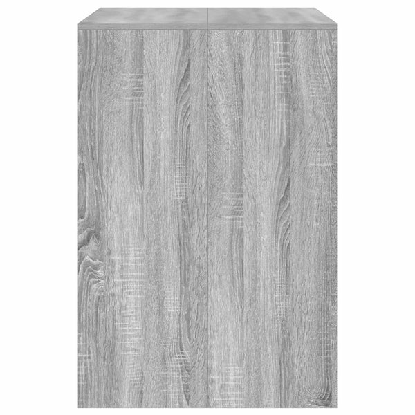 Waschmaschinenschrank Grau Sonoma 87x60x89 cm