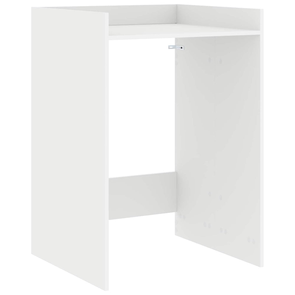 vidaXL Meuble de machine à laver blanc 67,5 x 62 x 97 cm aggloméré
