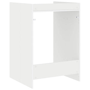 Waschmaschinenschrank Weiß Holzwerkstoff