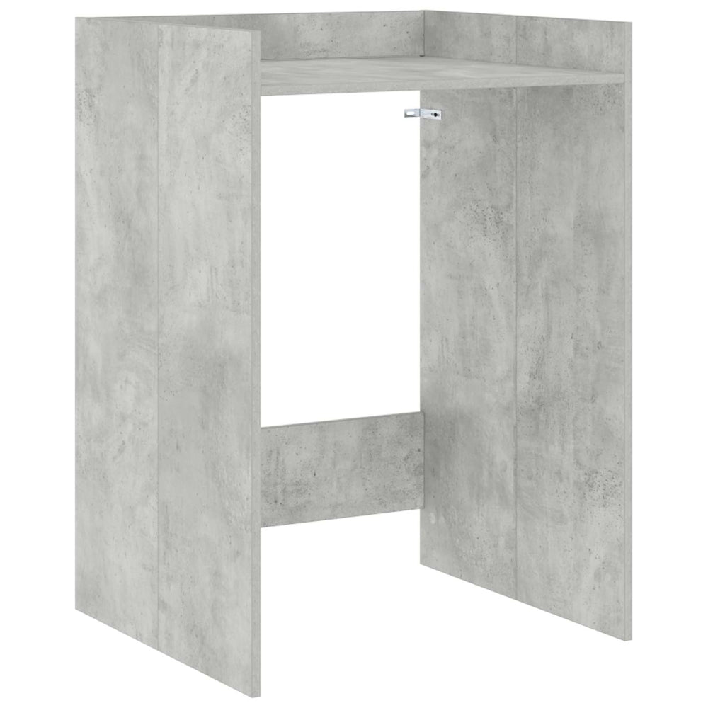 Waschmaschinenschrank Betonoptik 67,5x62x97cm