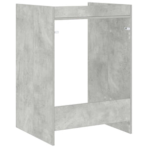 Waschmaschinenschrank Betonoptik 67,5x62x97cm