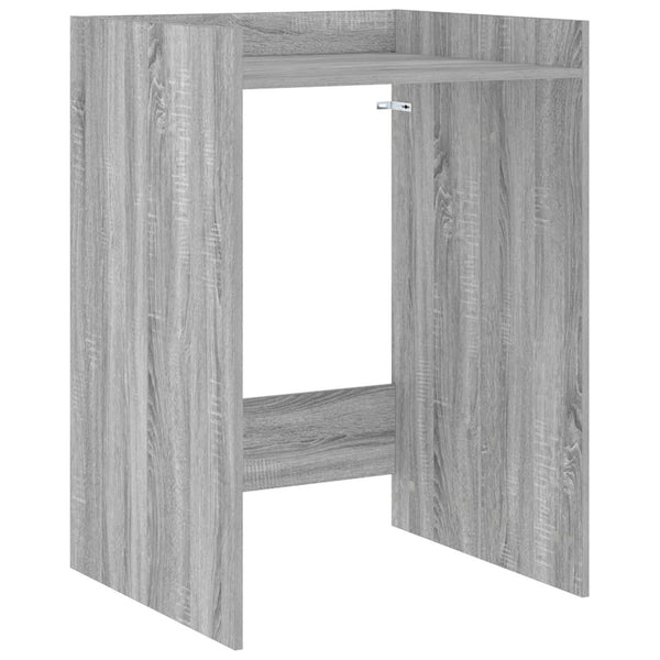 Waschmaschinenschrank Grau Sonoma 67,5x62x97cm
