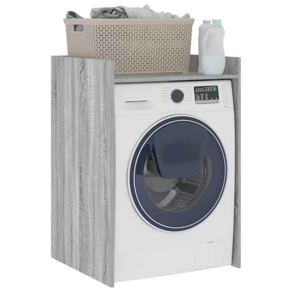 Waschmaschinenschrank Grau Sonoma 67,5x62x97cm
