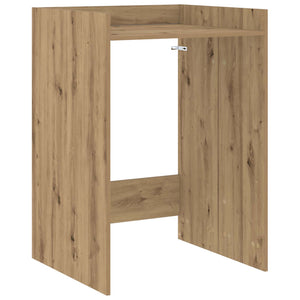 Waschmaschinen-Schrank Eiche 67,5x62x97cm