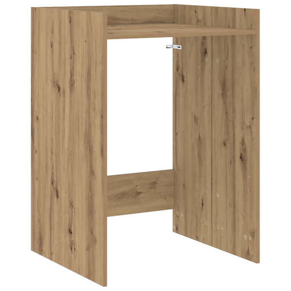 Waschmaschinen-Schrank Eiche 67,5x62x97cm
