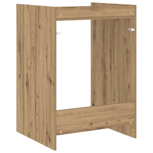 Waschmaschinen-Schrank Eiche 67,5x62x97cm