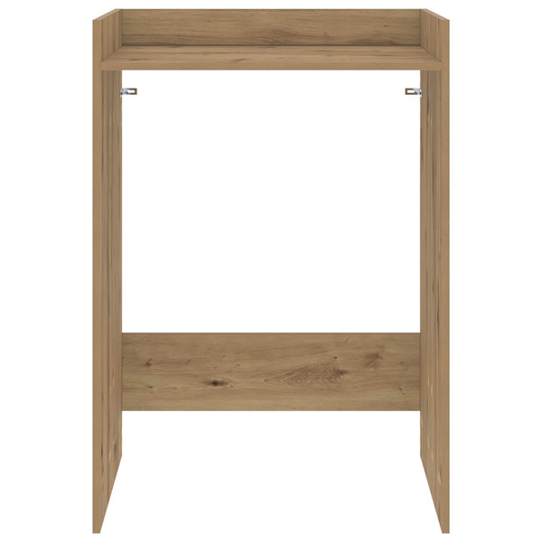 Waschmaschinen-Schrank Eiche 67,5x62x97cm